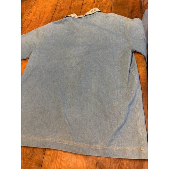 Sz M/L - Vintage 90s Denim & Embroidery Jacket - Picture 6 of 9